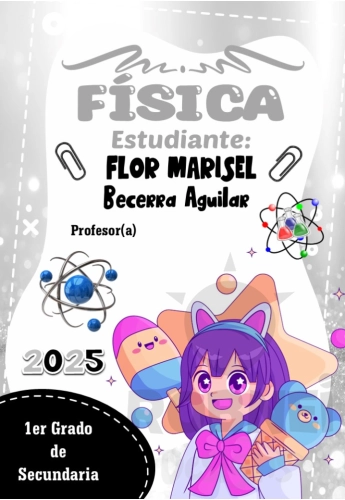 Anime Kawaii Fisica Caratula Plateado